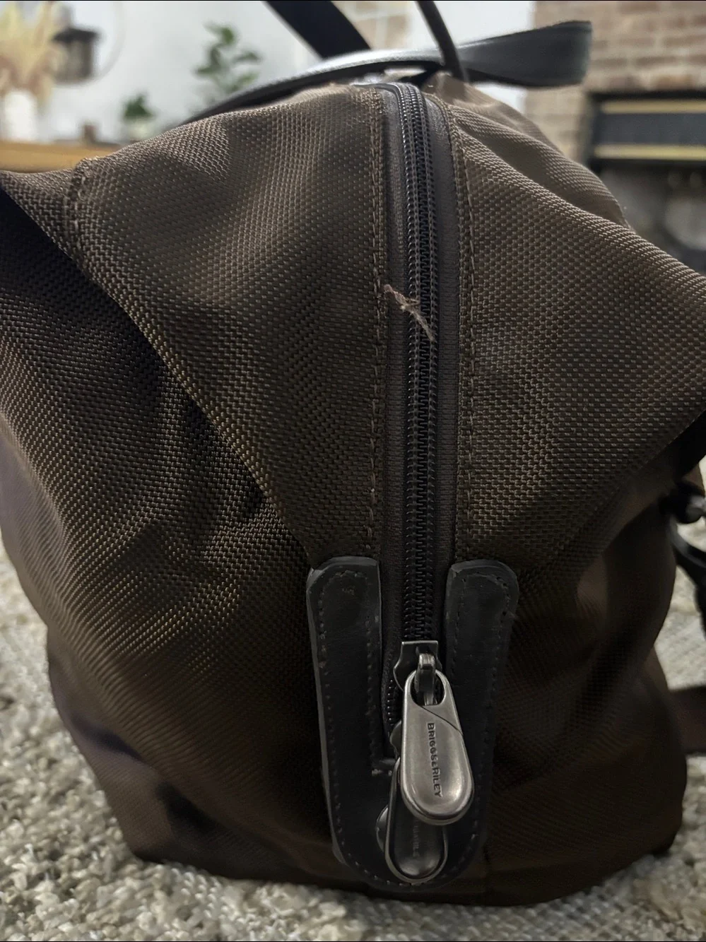 Briggs & Riley Baseline Extra Large Men’s‎ Brown Weekender Duffel Bag